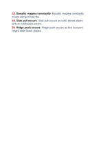 Intro to Plate Tectonics Vocabulary Words & Definitions sample page