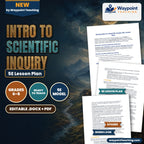 Intro to Scientific Inquiry 5E Lesson Plan cover