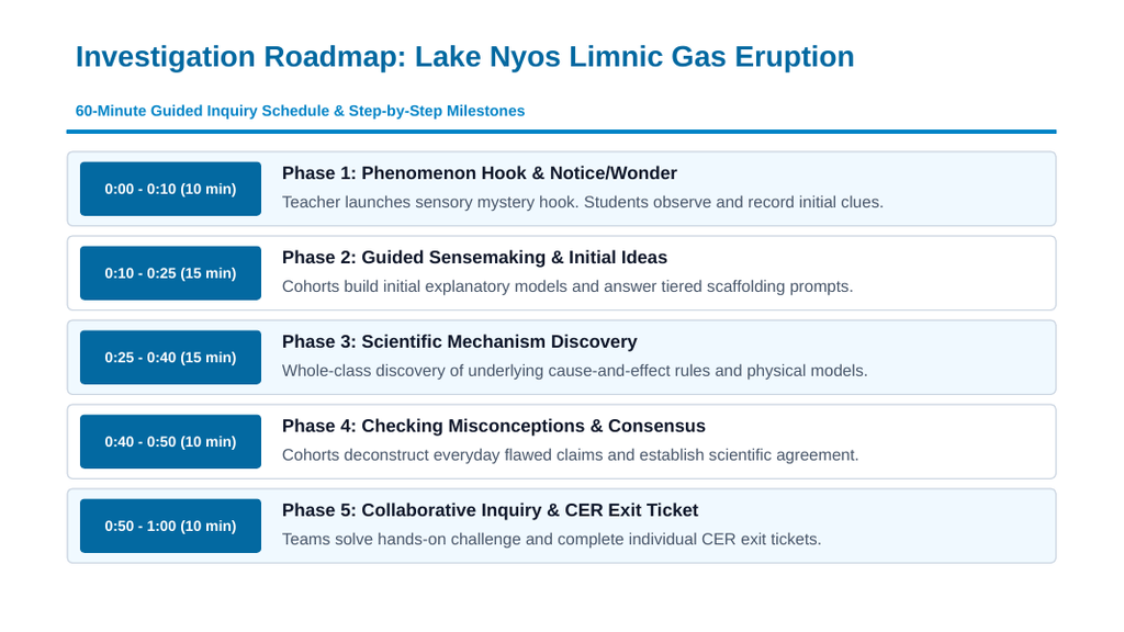 Intro to Scientific Inquiry Scaffolded Phenomena-Based Lesson: Silent Limnic Eruption of Lake Nyos Overcoming Cameroon Valleys Presentation sample page
