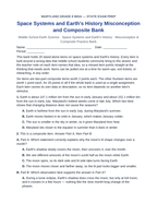 Maryland MISA Space Systems and Earth's History Misconception & Composite Practice Bank sample page