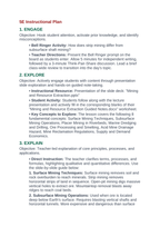 Mining & Resource Extraction 5E Lesson Plan sample page