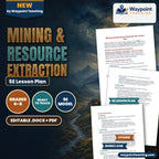 Mining & Resource Extraction 5E Lesson Plan cover