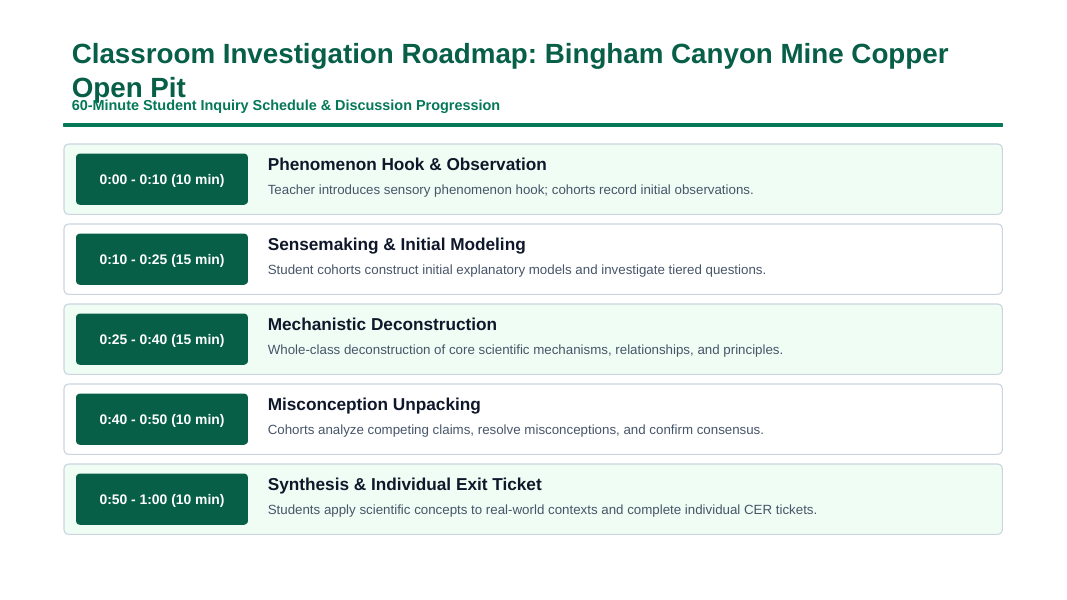 Mining & Resource Extraction Phenomena-Based Lesson: Bingham Canyon Mine: The Human-Made Canyon Visible from Space Presentation sample page