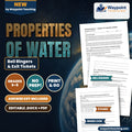 Properties of Water Bell Ringers & Exit Tickets cover