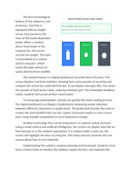 Proposing a Technological Solution to Reduce School Waste Reading Worksheet sample page