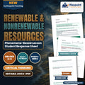 Renewable & Nonrenewable Resources Phenomena-Based Lesson: Hellisheidi: Harvesting Magma Heat and Turning Carbon Dioxide into Stone Student Response Sheet cover