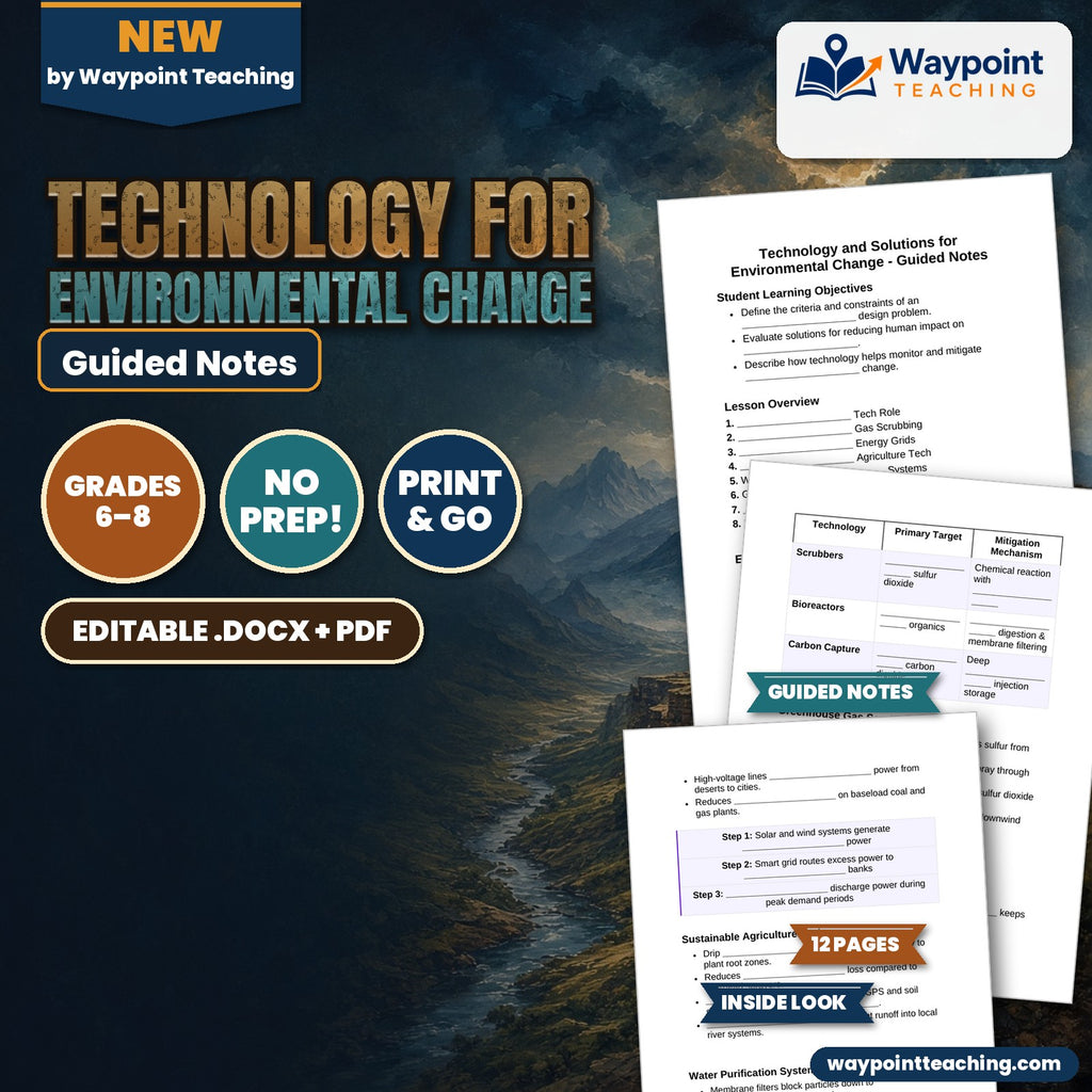 Technology for Environmental Change Guided Notes cover