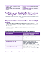 Technology for Environmental Change Phenomena-Based Lesson: Climeworks Orca: Giant Robotic Fans Pulling Carbon Out of Thin Air and Turning It to Stone Teacher Discussion Guide sample page