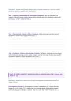 Technology for Environmental Change Scaffolded Phenomena-Based Lesson: Climeworks Orca: Giant Robotic Fans Pulling Carbon Out of Thin Air and Turning It to Stone Student Response Sheet sample page