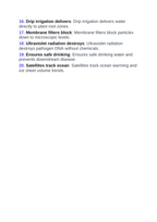 Technology for Environmental Change Vocabulary Words & Definitions sample page