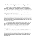 The Effect of Changing Ocean Currents on Regional Climates Reading Worksheet sample page