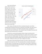 The Effect of Changing Ocean Currents on Regional Climates Reading Worksheet sample page