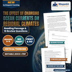 The Effect of Changing Ocean Currents on Regional Climates Reading Worksheet cover