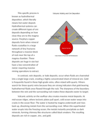 The Role of Volcanic Activity in Copper and Gold Distribution Reading Worksheet sample page