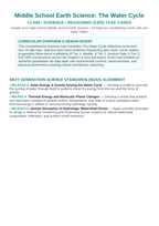 The Water Cycle CER Task Cards sample page