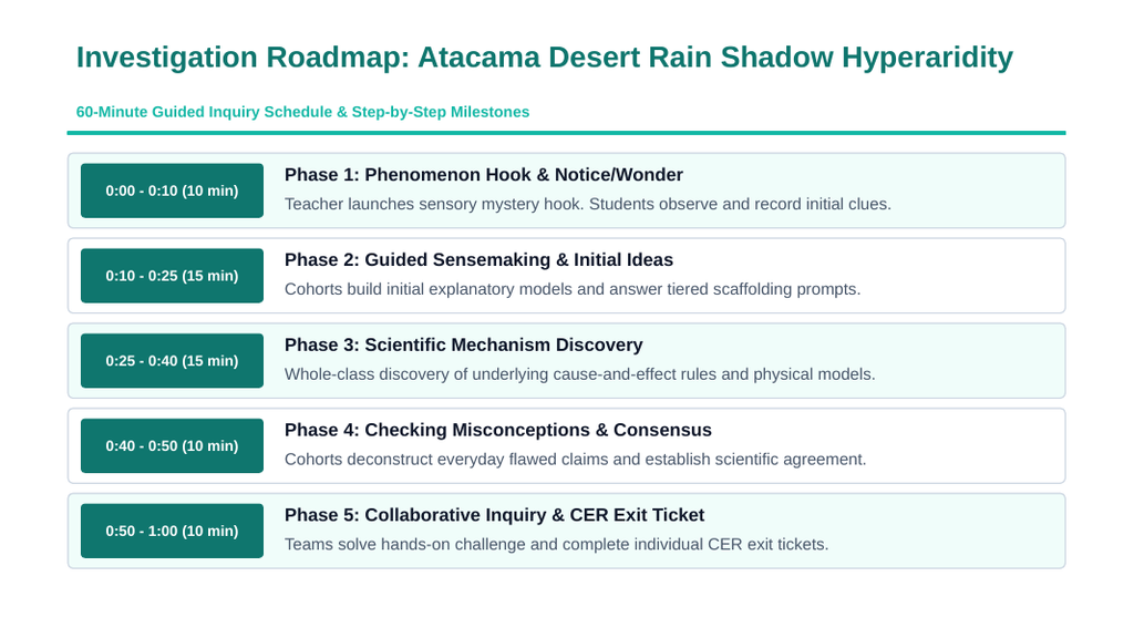 The Water Cycle Scaffolded Phenomena-Based Lesson: The Atacama Desert: The Driest Place on Earth Between an Ocean and a Mountain Presentation sample page