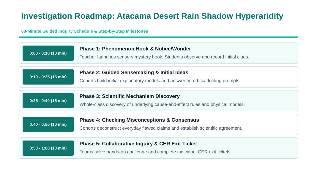 The Water Cycle Scaffolded Phenomena-Based Lesson: The Atacama Desert: The Driest Place on Earth Between an Ocean and a Mountain Presentation sample page