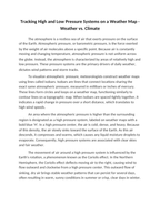 Tracking High and Low Pressure Systems on a Weather Map Reading Worksheet sample page