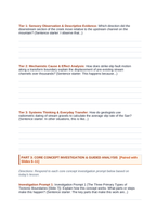 Types of Plate Boundaries Scaffolded Phenomena-Based Lesson: Wallace Creek Offset: The 90-Degree River Kink of the San Andreas Fault Student Response Sheet sample page