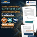 Understanding Aquifers, Water Tables, and Groundwater Storage Reading Worksheet cover