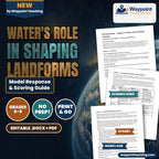 Water's Role in Shaping Landforms Model Response & Scoring Guide cover