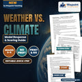 Weather vs. Climate Model Response & Scoring Guide cover