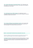 Weather vs. Climate Phenomena-Based Lesson: Mount Washington: A 231 MPH Surface Wind Gust in an Alpine Tundra Climate Student Response Sheet sample page