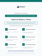Weather vs. Climate Project-Based Learning Activity sample page