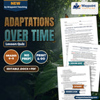 Adaptations Over Time Lesson Quiz cover