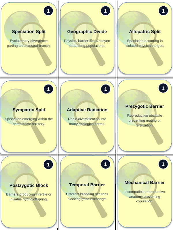 Adaptations Over Time Trivia Board Game sample page