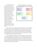 Analogy Project: Designing a Cell City Model Reading Worksheet sample page