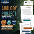 Analogy Project: Designing a Cell City Model Reading Worksheet cover