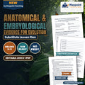 Anatomical & Embryological Evidence for Evolution Substitute Lesson Plan cover
