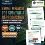 Animal Behaviors for Survival & Reproduction Phenomena-Based Lesson: Emperor Penguin Huddles Surviving Antarctic Blizzards Teacher Discussion Guide cover