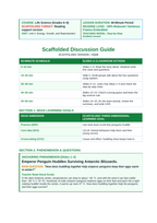 Animal Behaviors for Survival & Reproduction Scaffolded Phenomena-Based Lesson: Emperor Penguin Huddles Surviving Antarctic Blizzards Teacher Discussion Guide sample page