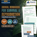 Animal Behaviors for Survival & Reproduction Substitute Lesson Plan cover