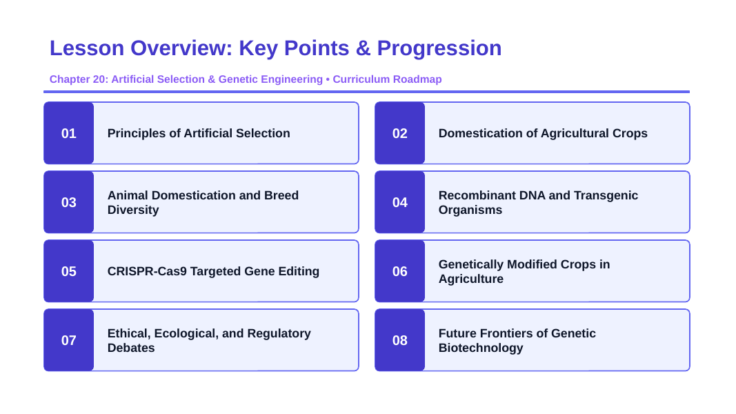 Artificial Selection & Genetic Engineering Slide Show Presentation sample page