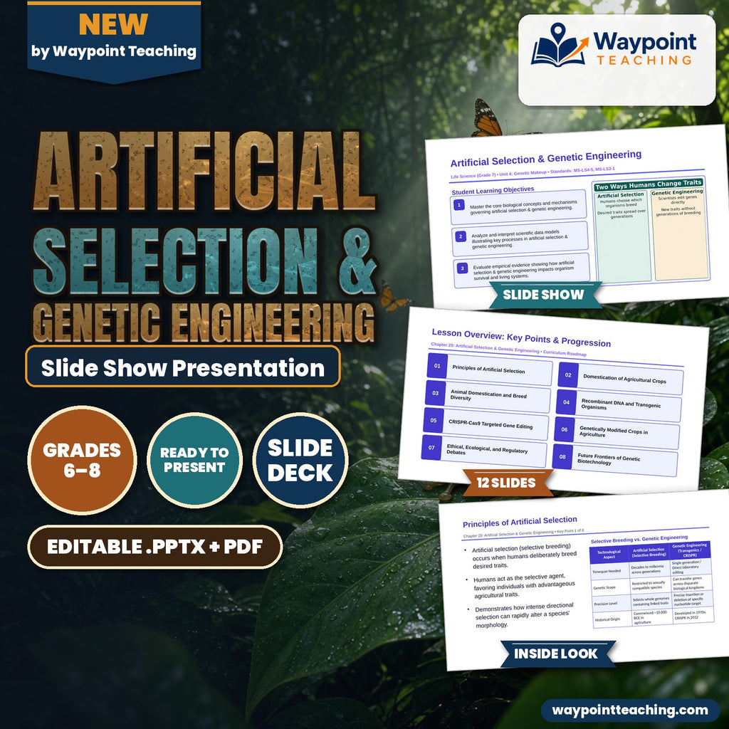 Artificial Selection & Genetic Engineering Slide Show Presentation cover