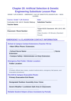 Artificial Selection & Genetic Engineering Substitute Lesson Plan sample page