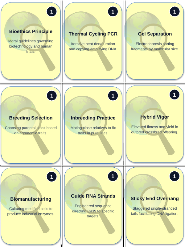 Artificial Selection & Genetic Engineering Trivia Board Game sample page