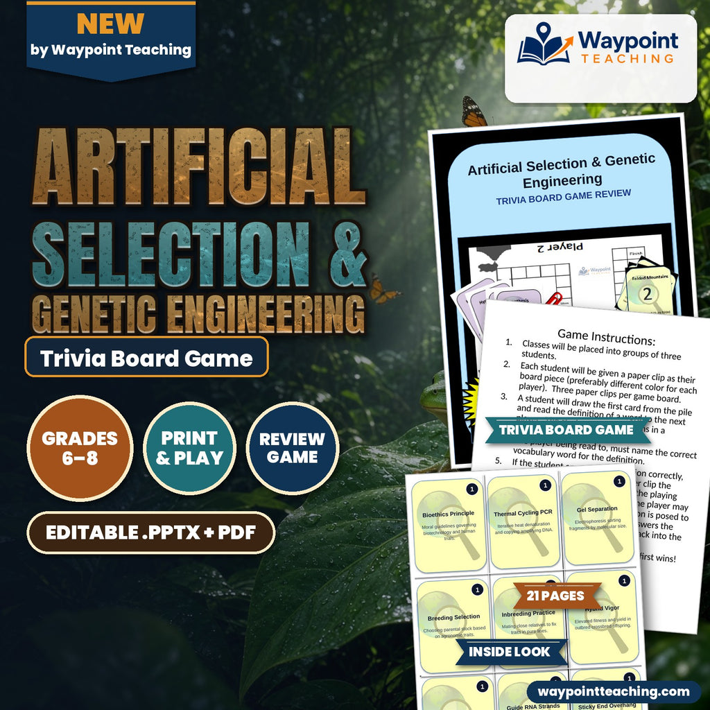 Artificial Selection & Genetic Engineering Trivia Board Game cover