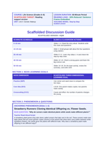 Asexual vs. Sexual Reproduction Scaffolded Phenomena-Based Lesson: Strawberry Runners Cloning Identical Offspring vs. Flower Seeds Teacher Discussion Guide sample page