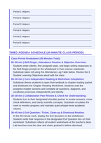 Asexual vs. Sexual Reproduction Substitute Lesson Plan sample page