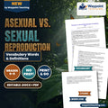 Asexual vs. Sexual Reproduction Vocabulary Words & Definitions cover