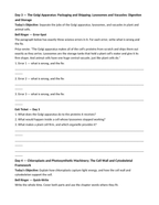Cell Organelles & Their Functions Bell Ringers & Exit Tickets sample page