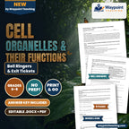 Cell Organelles & Their Functions Bell Ringers & Exit Tickets cover