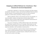 Designing an Artificial Pollinator for a Greenhouse Reading Worksheet sample page