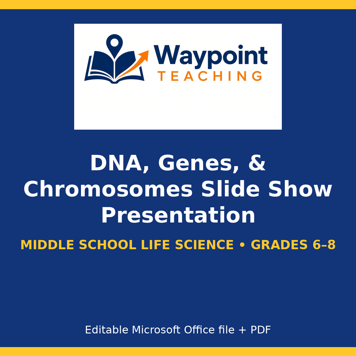 DNA, Genes, & Chromosomes Slide Show Presentation cover