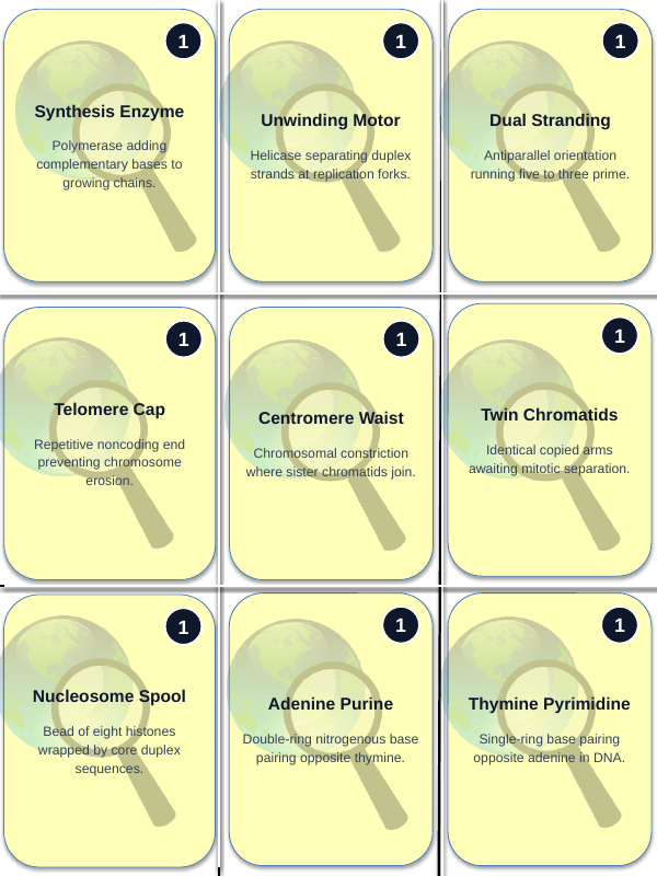 DNA, Genes, & Chromosomes Trivia Board Game sample page