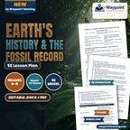 Earth's History & the Fossil Record 5E Lesson Plan cover